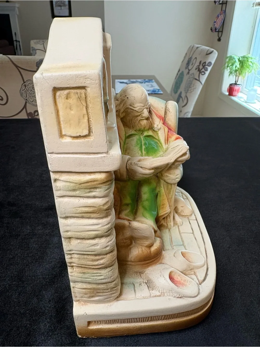Vintage “ Grand Dad “ Bookend Designed By Gregory Semour Allen /1920s - Picture 3 of 7